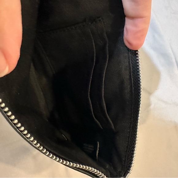 Coach corner zip wristlet with glitter signature - Picture 4 of 5